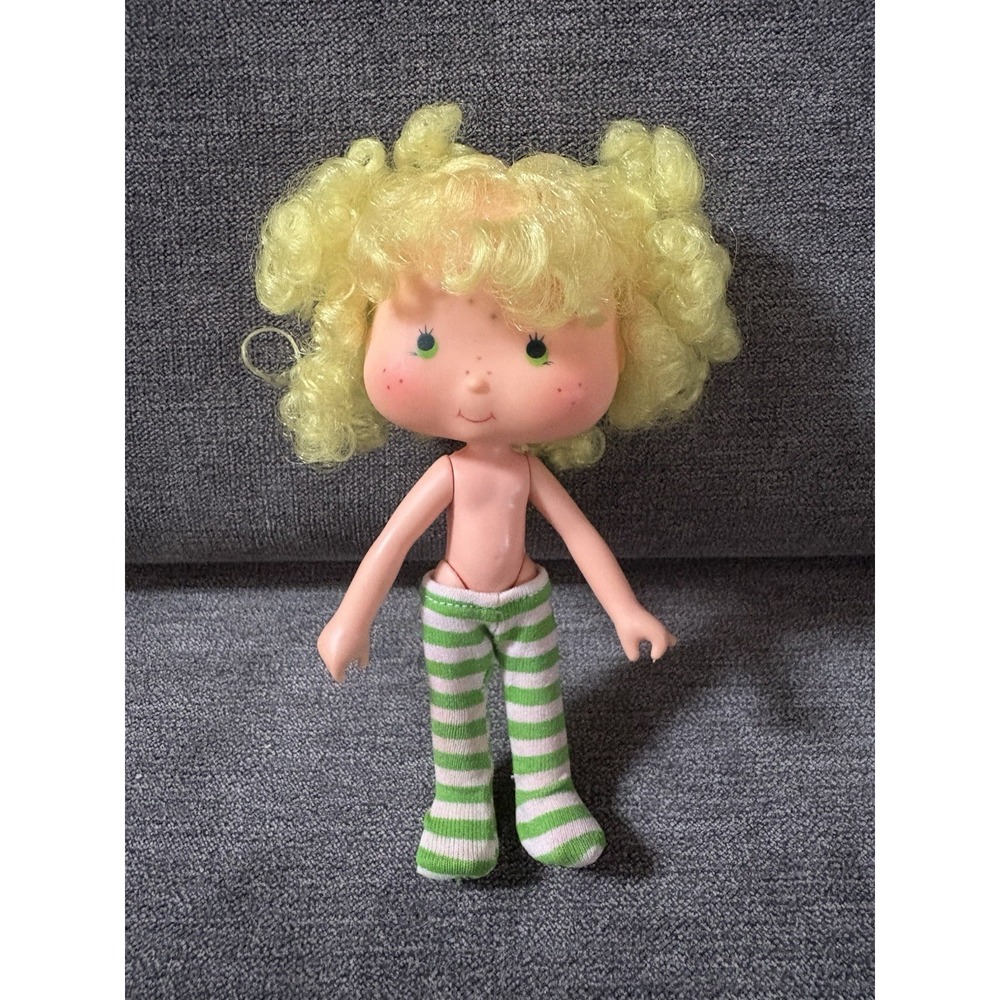 Vintage Strawberry‎ Shortcake Lemon Meringue Doll 5 In Missing Shirt
